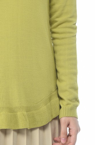 Tricot Plain Sweater Pistachio green 1954-06