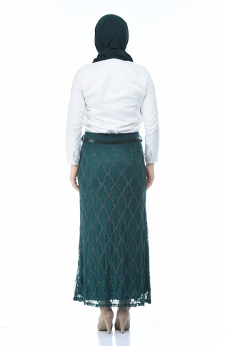 Lacy Skirt Emerald Green 5K2502000-04