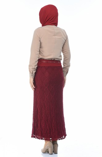 Claret Red Skirt 5K2502000-01