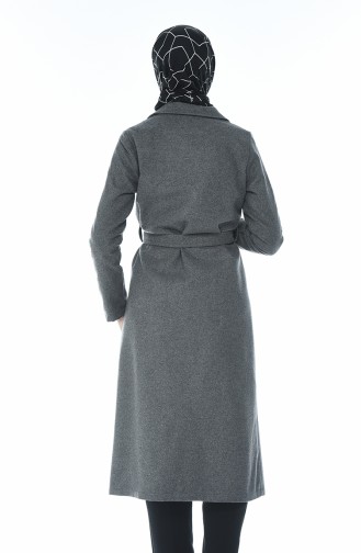 Winterliche Cape mit Band 8412-03 Grau 8412-03