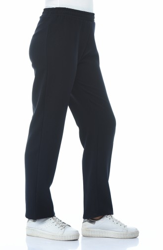 Pantalon Taille élastique 2107-04 Bleu Marine 2107-04