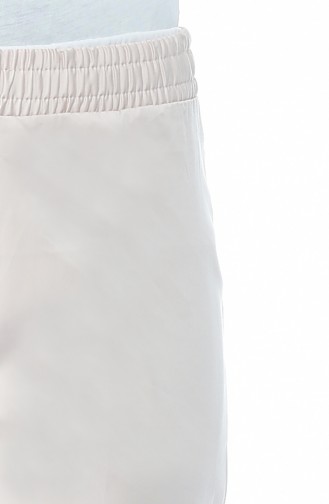 Waist Elastic Trousers Creamy 2122-01