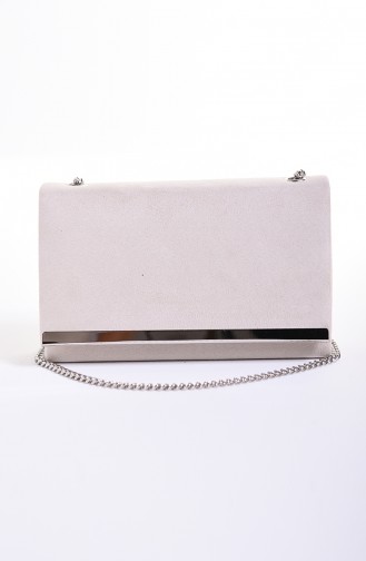 Women´s Suede Evening Bag Skin Color 0506-02