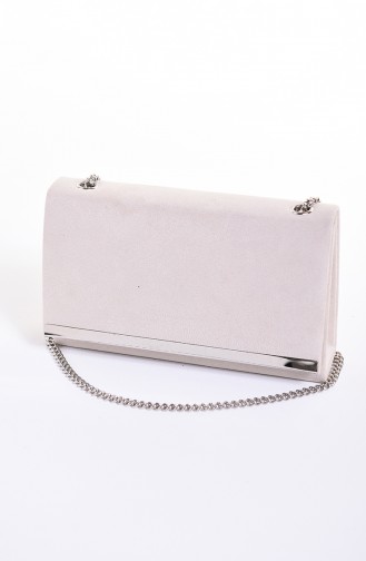 Women´s Suede Evening Bag Skin Color 0506-02