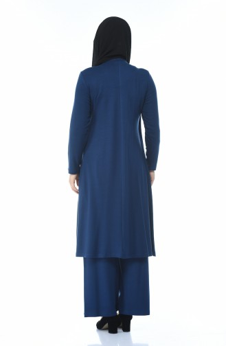 Garni Tunic Trousers Double Suit 0154-05 Navy Blue 0154-05