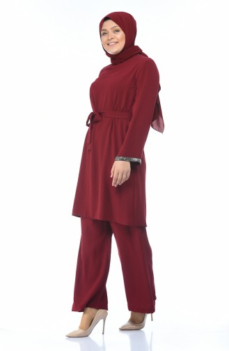 Claret Red Suit 0042-01