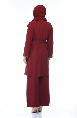 Claret Red Suit 0042-01