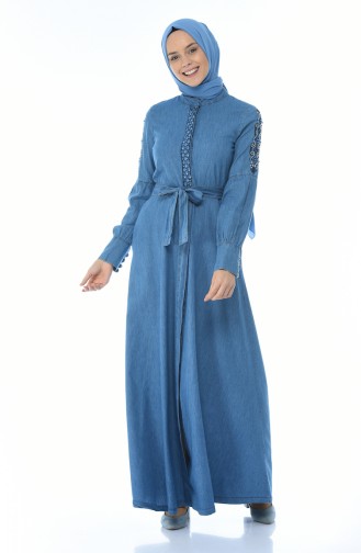 Robe Jean Perlées 90941-02 Bleu Jean 90941-02