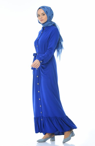 Saxon blue İslamitische Jurk 1202-04