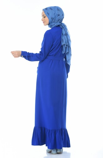Saxon blue İslamitische Jurk 1202-04