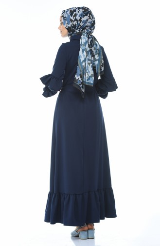 Robe Hijab Bleu Marine 5039-03
