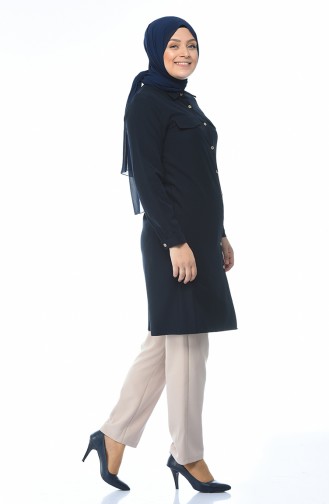 Navy Blue Tuniek 0044-01