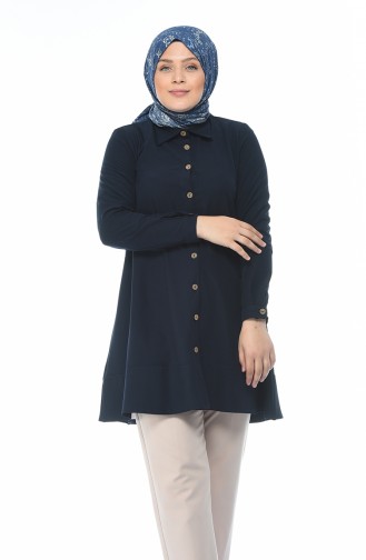 Navy Blue Tuniek 0046-02