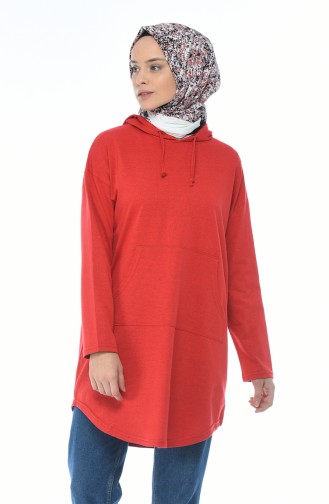 Hooded Tunic Red 4420-01