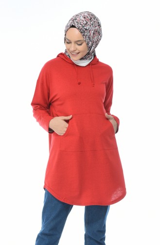 Hooded Tunic Red 4420-01