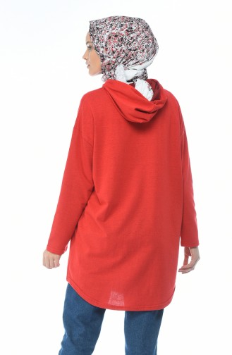 Hooded Tunic Red 4420-01