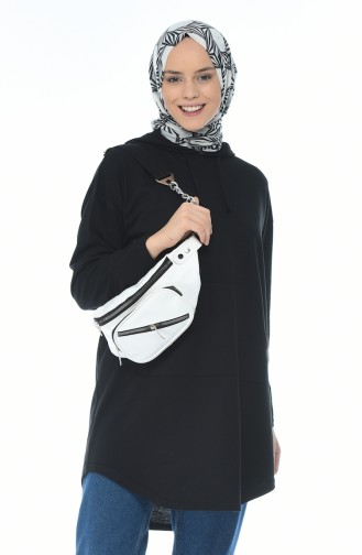 Hooded Tunic Black 4420-04