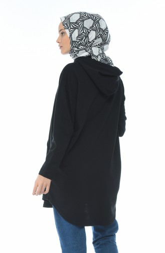 Hooded Tunic Black 4420-04