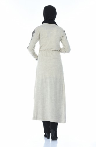 Tricot Long Tunic Beige 1900-04