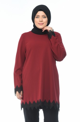 Dantelli Tunik 6K6608602-01 Bordo