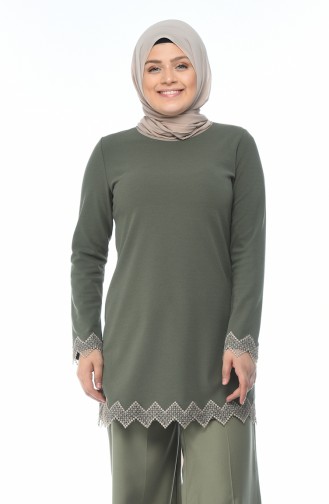 Dantelli Tunik 6K6608602-03 Haki