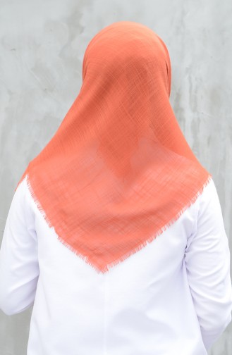 Plain Cotton Scarf Brown Tobacco 901529-15