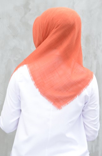 Plain Cotton Scarf Brown Tobacco 901529-15