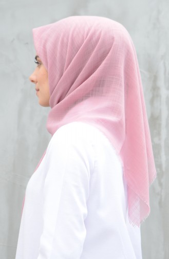 Plain Cotton Scarf Dark Pink 901529-20