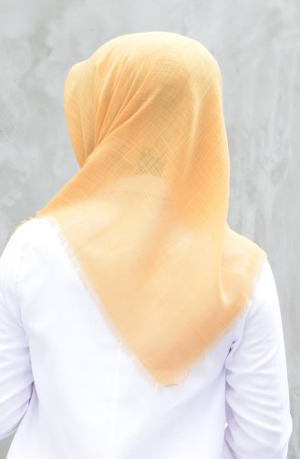 Plain Cotton Scarf Yellow 901529-24