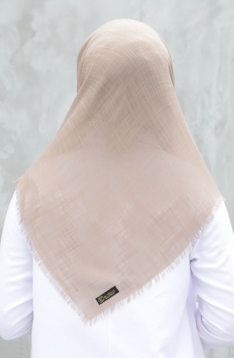 Plain Cotton Scarf Mink 901529-26