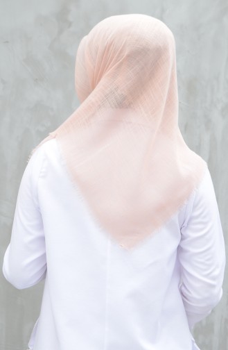 Plain Cotton Scarf Salmon Color 901529-27