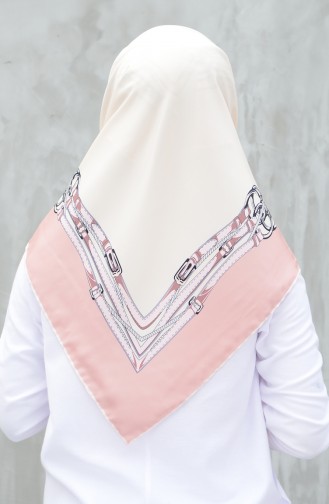 Karaca Sentetik İpek Twill Eşarp 90604-13 Pudra 90604-13