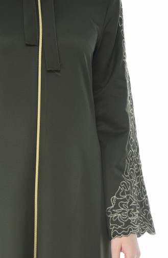 Khaki Abaya 2134-05