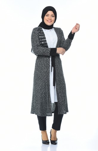 Schwarz Strickjacke 7K6714801-03