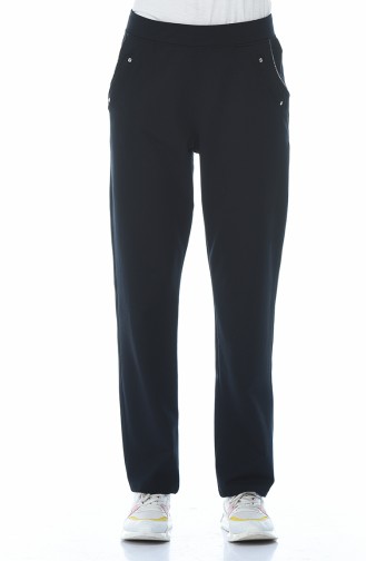 Pantalon Sport avec Poches 94017-01 Bleu Marine 94017-01