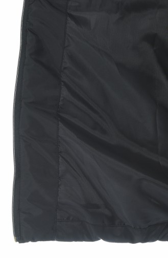 Aufblasbarer Mantel mit Kapuze 0097-01 Schwarz 0097-01