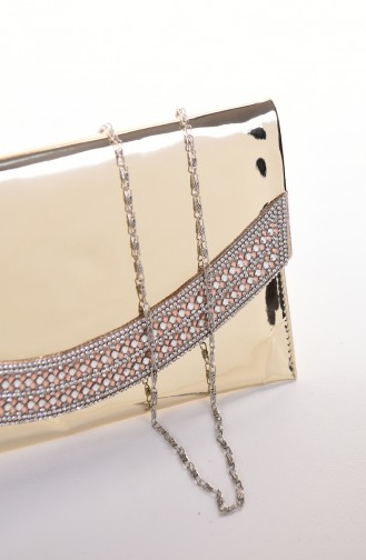 Women´s Mirror Evening Bag Gold 0348-04