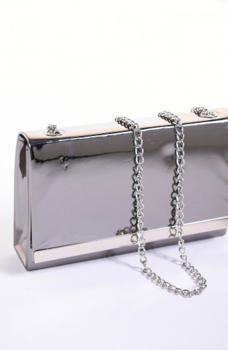 Women´s Mirror Evening Bag Platin 0506-02