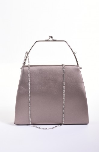 Sac de Soirée Pour Femme 0509-02 Platine 0509-02