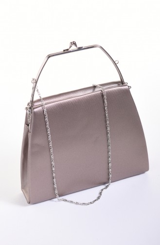 Sac de Soirée Pour Femme 0509-02 Platine 0509-02