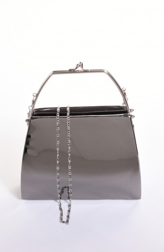 Sac de Soirée Pour Femme 0509-02 Platine 0509-02