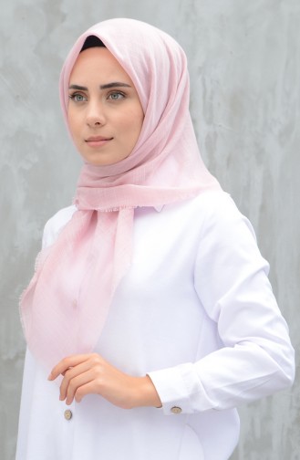 Plain Cotton Scarf Powder 901529-18