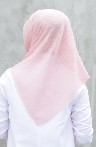 Plain Cotton Scarf Powder 901529-18