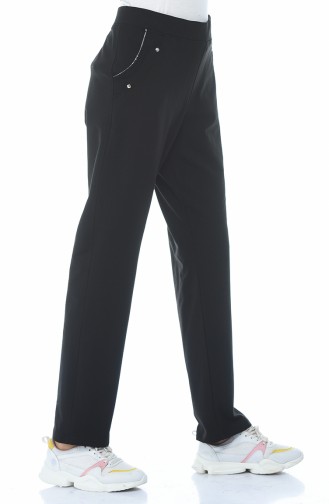 Pantalon Sport avec Poches 94017-03 Noir 94017-03