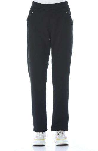 Pantalon Sport avec Poches 94017-03 Noir 94017-03