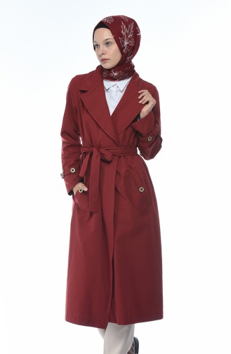 Trench Coat 1235-06 Bordeaux 1235-06