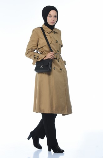 Mustard Trench Coats Models 6713-01