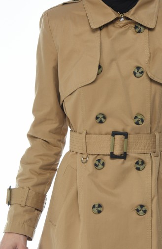 Mustard Trench Coats Models 6713-01