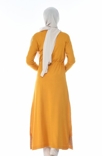 Tricot Long Tunic Mustard 1900-07