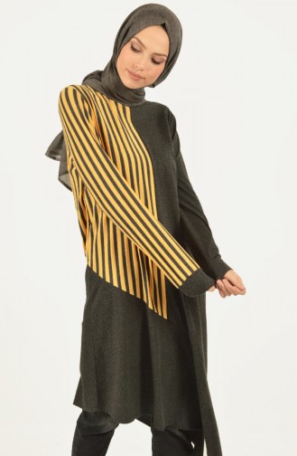 Garnet Asymmetrical Tunic Smoky Mustard 1419-01